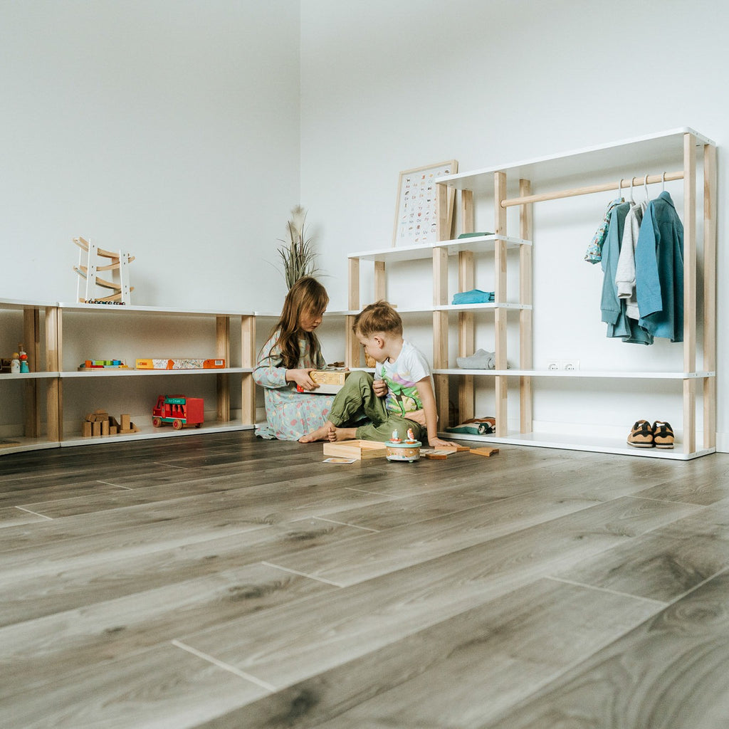 Modular Montessori Shelf Straight Mini - 3 Shelves